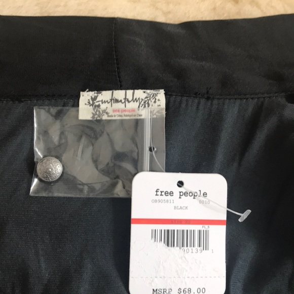 Free People Ladylikelady Black Bodysuit. Size: S - Picture 8 of 8